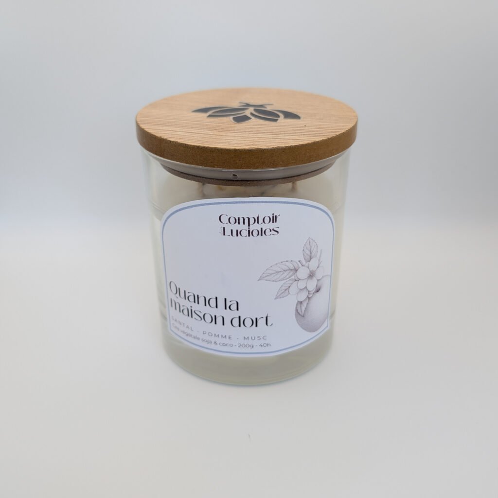 maison dort bougie fermée