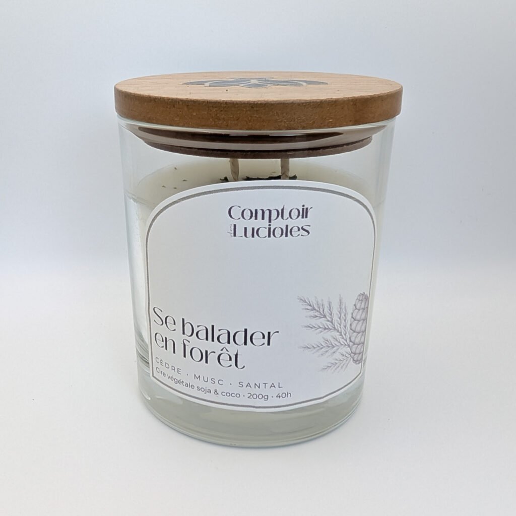 Bougies balader forêt bougie fermée