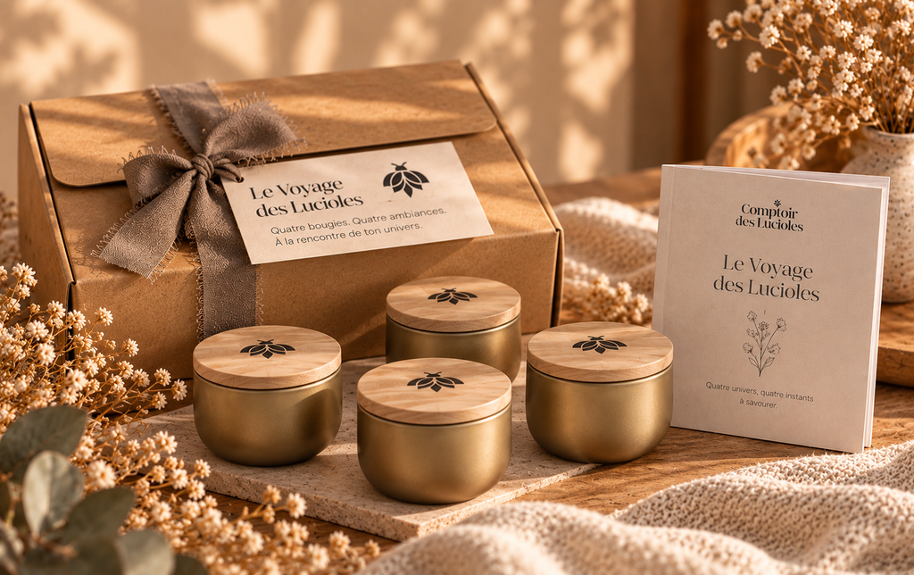 Coffrets & Rituels coffret découverte comptoir lucioles