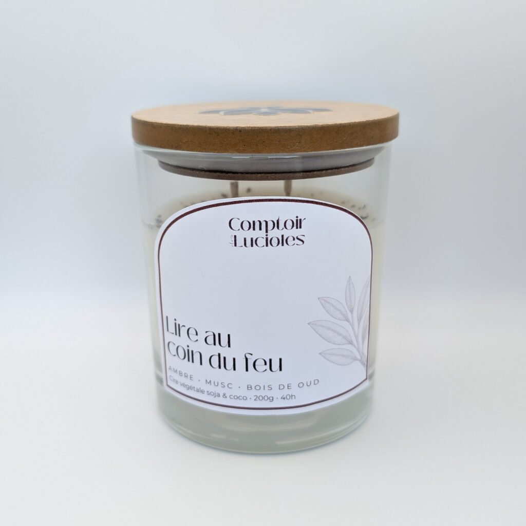 Bougies coin feu bougie fermée