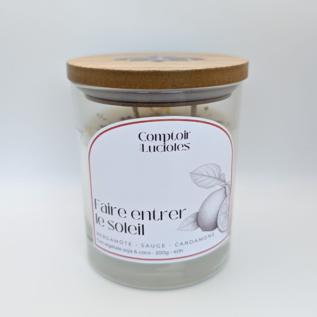 Bougies entrer soleil bougie fermée